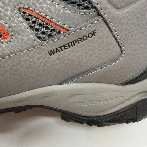 Columbia Boots Men's 9 Grey Orange Omnigrip Hiking Boot Outdoor Adventure Gear - Picture 4 of 10